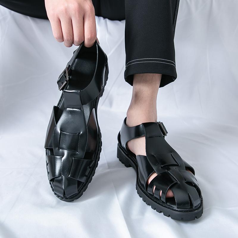 Fashion New Men Beach Sandals for Summer Men Casual Comfortable Breathable and Business Fashion Sandals Size 38-46 Men Sandals