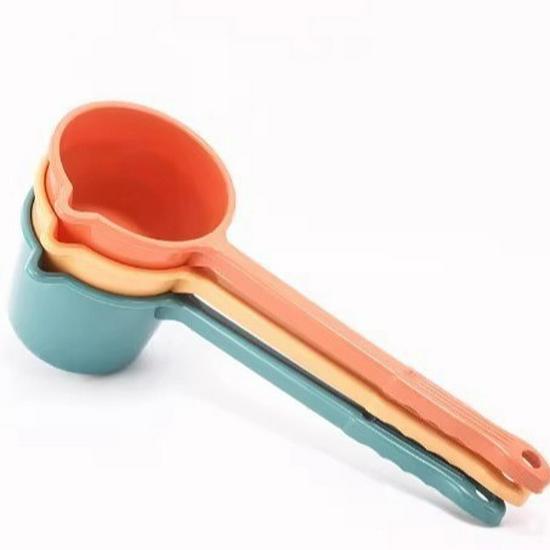 

Пластиковый ковш для воды с длинной ручкой для кухонь, полива цветов, овощных огородов и купания младенцев.