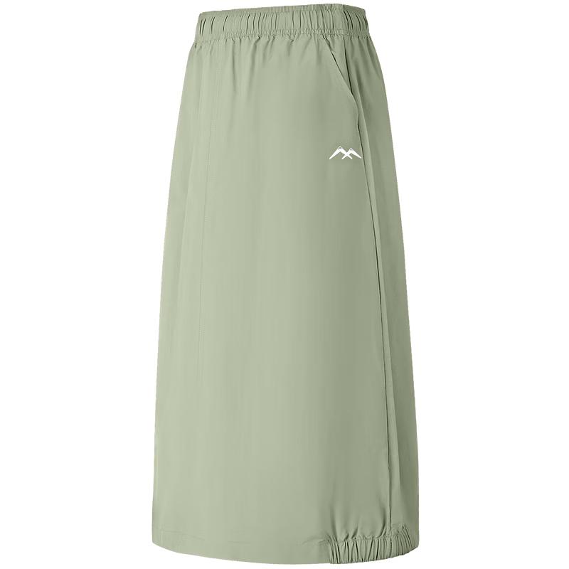 Skechers 2025 Summer Women s Water-Repellent Woven Long Dress M