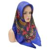 Ethnic Style Gold Thread Printed Square Summer Scarf