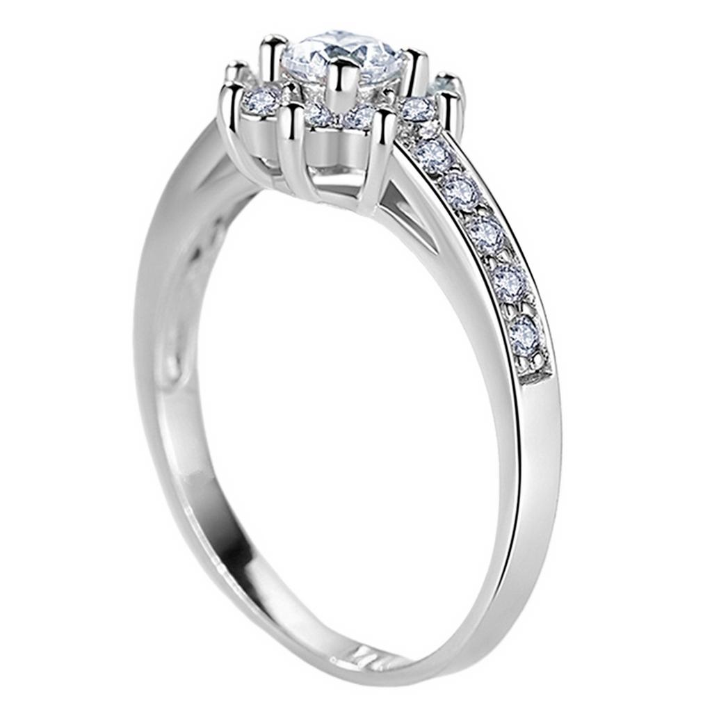 Korean fashion versatile diamond romantic snowflake ring