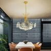 Nordic Dandelion Crystal Pendant Light - Modern Creative Fixture for Living, Dining, and Bedroom Spaces