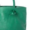 Soft leather tote bag 3-layer 2-way