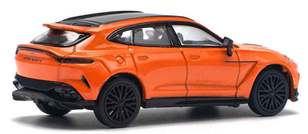 POP RACE ASTON MARTIN DBX 707 COSMOS ORANGE Completed Product 1/64 -