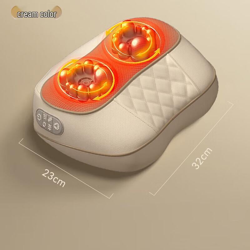 AUX Neck and Shoulder Kneading Massage Pillow CN plug (adapter included)