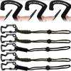 2Colors Outdoor Hook Carabiner with Paracord Keychain Emergency Gear  for Camping Hiking