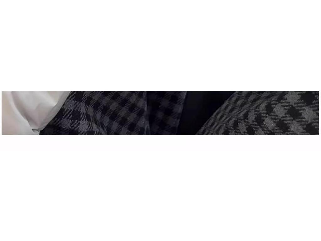 Women's Retro Plaid Wool Fleece-Lined Wide-Leg Pants - Casual Loose Fit for Autumn and Winter