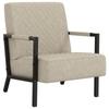 Day and Night - Day and Night Light Gray Faux Leather Armchair