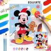 Christmas Mickey Digital Oil Painting Art Kit Handmade Diy Home Decorations