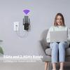 Dual Network Interface Wifi 6 Repeater Signal Amplifier Router 300Mbps Signal Booster Cellular Communication Amplifier