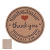 100pcs Brown Handmade Hang Label Wedding Favor Gift Dessert Tags Jewelry Price Tag #2