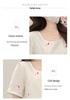 2026 Summer White Short Sleeve Maternity Wear: Simple, Loose, and Slimming Design