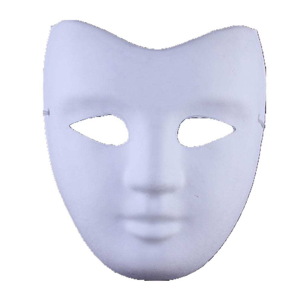Hand-Painted Ball Face Mask: DIY Paper Pulp Animal Mask for Men & Women, Peking Opera Style