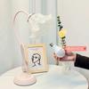 Korean Romantic Bedside Flower Table Lamp Nordic Atmosphere Children's and Girls' Bedroom Desk Light Bedside E27 Decorative Lamp