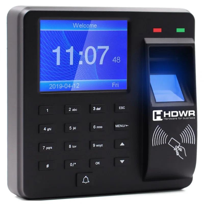 Time and Attendance Recorder with Card/RFID Keychain Ctr10 + 15 Cards Hd-Rwc01
