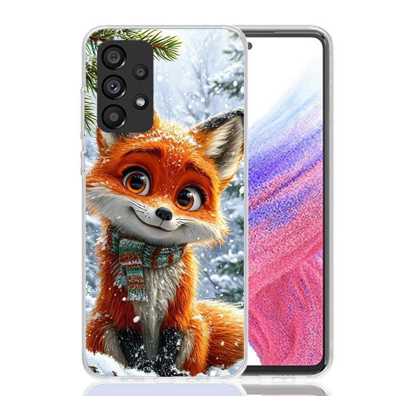 Animal Fox Phone Case for Samsung Galaxy A17 A16 A15 A14 A13 A57 A56 A55 A54 A53 A37 A36 A35 A34 A33 A26 A25 A24 A23 Galaxy A16
