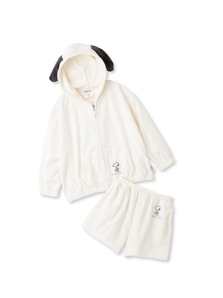 Tile Hoodie Shorts [Gelato Pique] [PEANUTS] Kids' &
