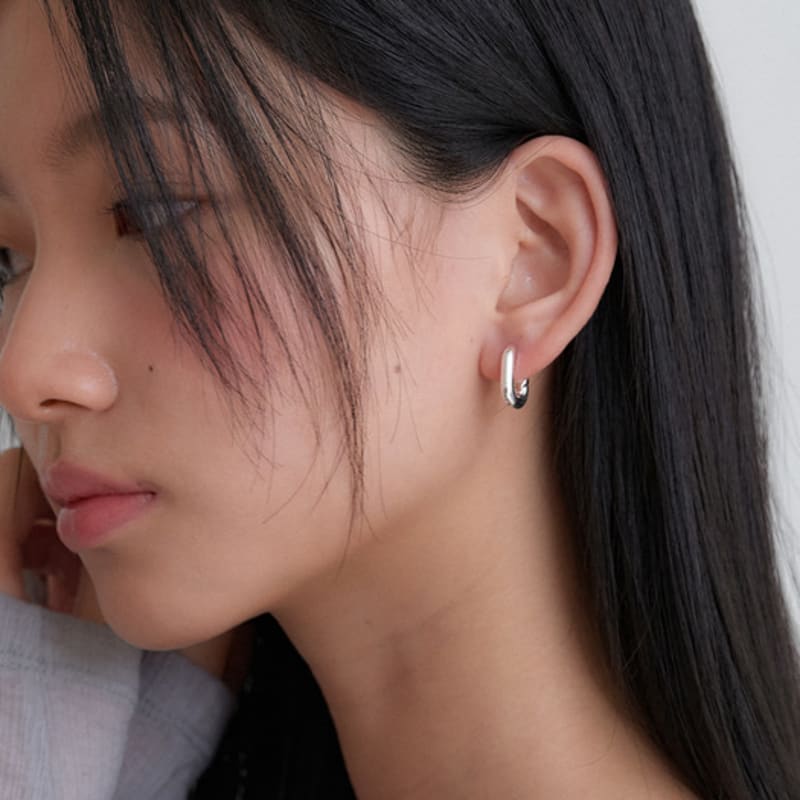 OVLA [Exclusive] button one touch earring_S JE054