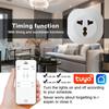Multi-function Tuya Wifi Smart Socket App Control Support Google Alexa Voice Plug Timing Power Outlet For Home House