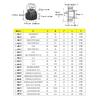 1 Stück Stirnrad 1,5M 15Z/16Z/18Z 45# Kohlenstoffstahl Hochfrequenzhärtung Zähne Zahnrad Bohrungsgröße 5/6/6,35/7/8/10/12 mm