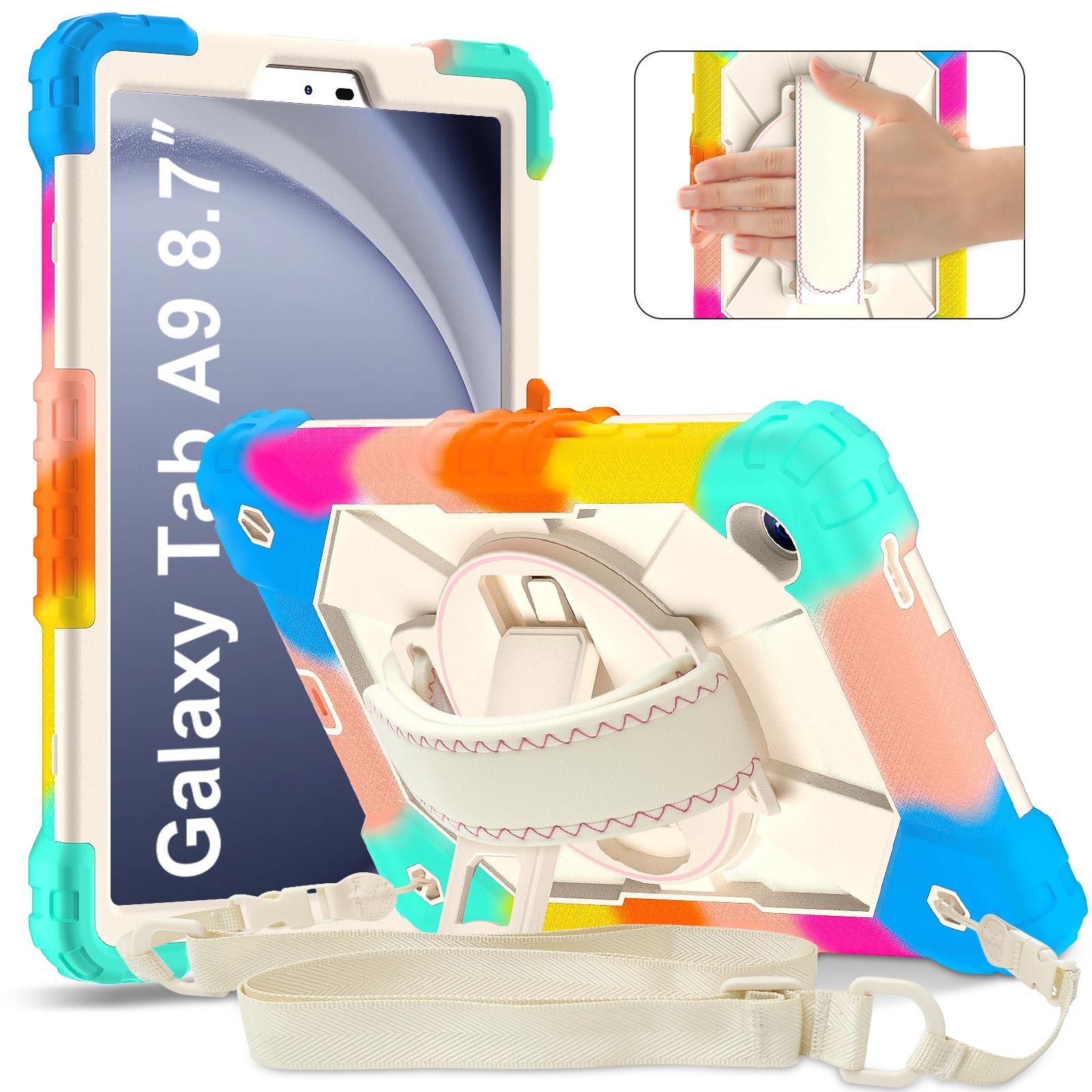 

For Samsung Galaxy Tab A9 Case 8.7inch SM-X115 X110 Armor Tablet Cover For Galaxy Tab A9 8.7 Kickstand Kids Funda Tab A9 8.7inch