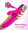 Usk V18 Electric Thrusting AV Rabbit Vibrator - Women's Threaded, Licking Adult Toy.