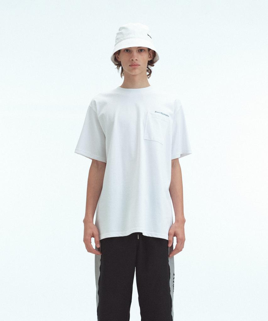 REST&RECREATION Reversible Nylon Bucket Hat - White