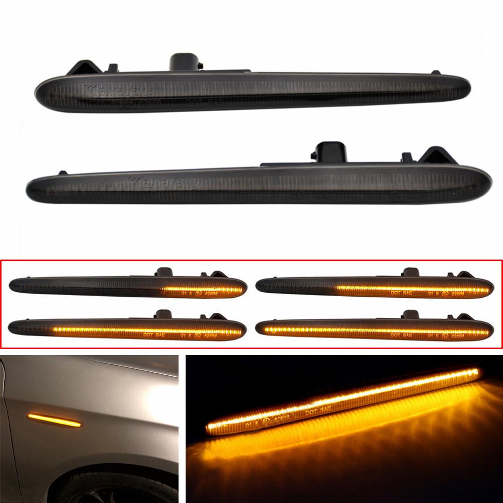 2Pcs LED Dynamic Side Marker Lights Arrow Turn Signal Blinker Lamps for Alfa Romeo Giulietta 940 Juliet # 50513758 5052294