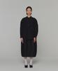 Amomento Sheer Padded Balloon Dress_Black