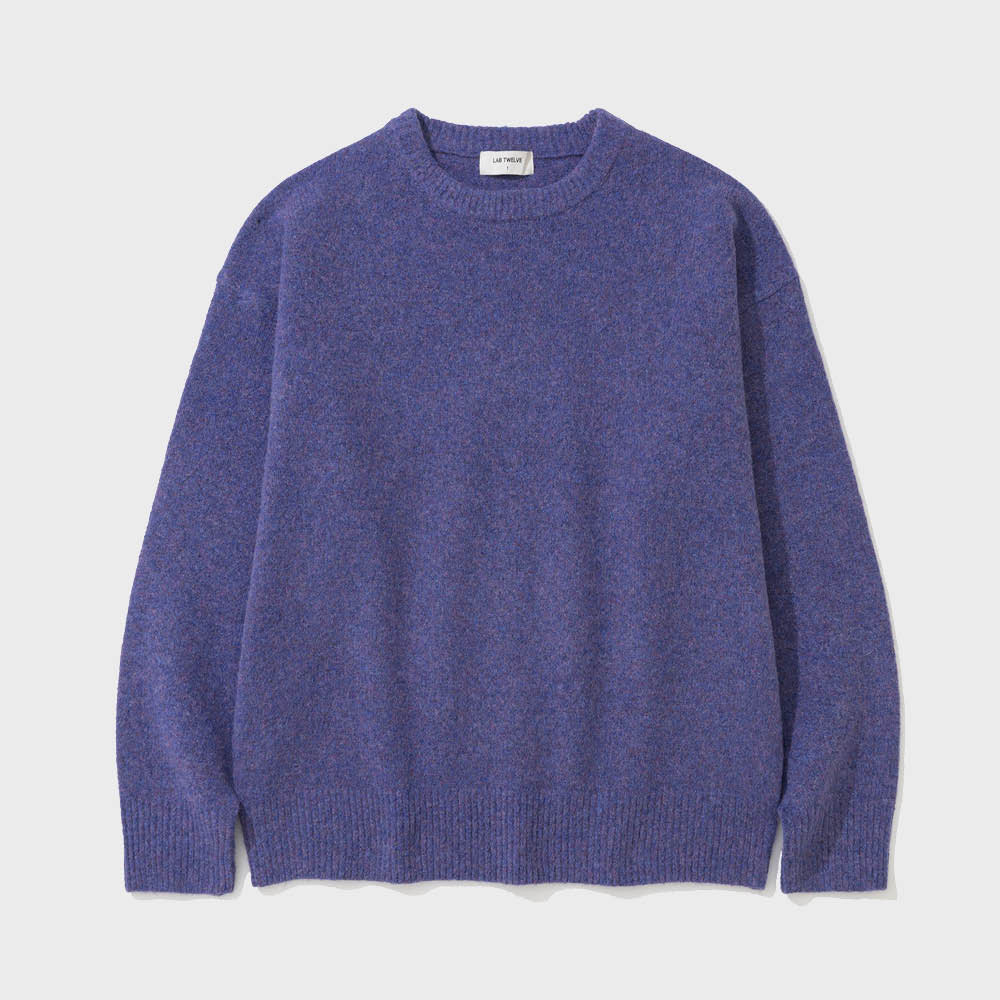LAB12 Washable Round Neck Knit (Violet)