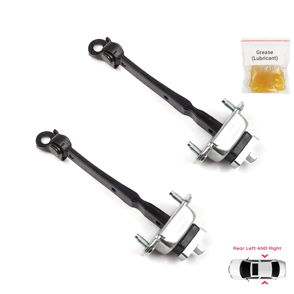 EDP1237-1 2 Pieces Rear Door Hinge Stop Check Strap Limiter 42467901 for Vauxhall Opel Mokka A J13 2013-2020