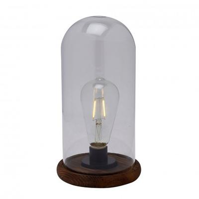 Hestia LED Leuchtende Glaskuppel mit Glühbirne - Groß