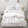 Animal Kitty King Queen Duvet Cover Lovely Pet Cat Bedding Set Cartoon Quilt Cover 2/3pcs Colorful Polyester Comforter Cover