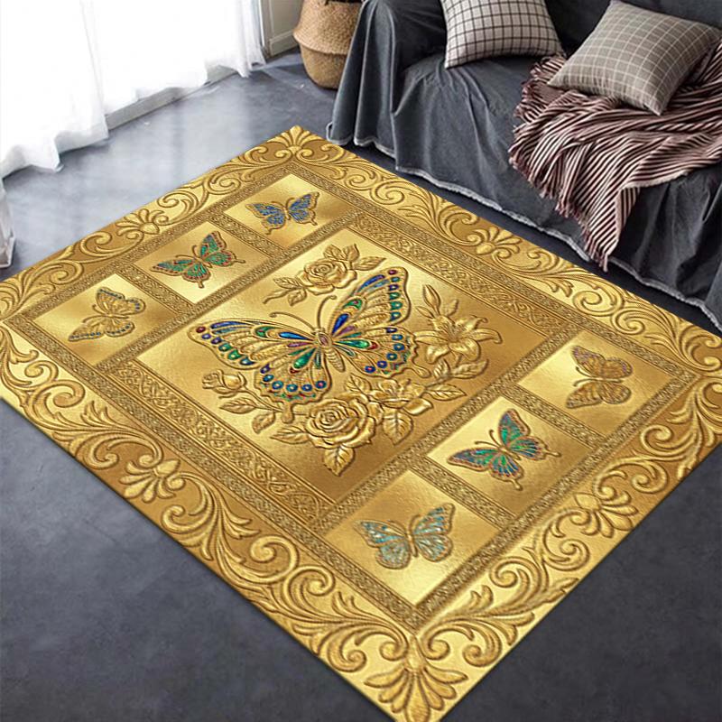2025 New Butterfly Decoration Carpet Rug for Living Room Bedroom Home Sofa Decoration,Kids play Non-slip Floor Mat31