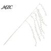 Mantelpiece Holiday Accents Faux Crystal Christmas Tree Picks, Acrylic White Glitter Sprays for Decor And Clear Faceted Beads Wreath Centerpieces,