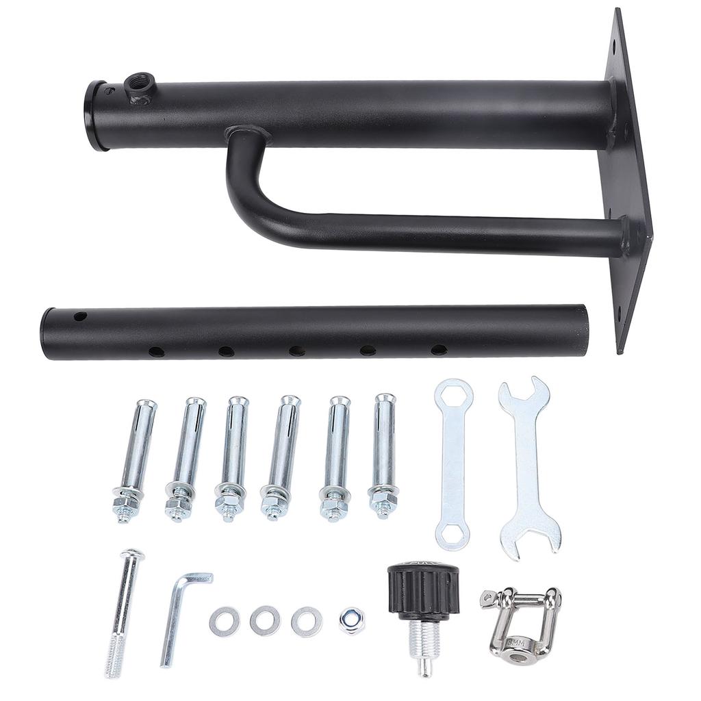 Wall Punching Bag Hanger Steel 330lb Load Bearing 15.7-25.6in Adjustable Length Heavy Bag Wall Bracket for Boxing Training