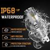 XTG X89 LED Headlight Bulbs 2Pcs H4 H7 9003 30000LM CSP Canbus Fanless Hi Lo Beam Car Motorcycle Auto Lamp 12V 24V Ultra Bright