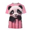 Kinderkleidung 3D-Druck Niedliche und Lustige Tiere Kurzarm Grafik-T-Shirts Jungen Mädchen Rundhals Oberteile T-Shirt Kinderkleidung