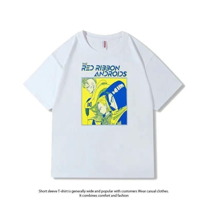 Dragon Ball Joint Surrounding 2025 Summer New Cotton Shortsleeved Animation Wukong Casual Loose Tshirt Ins Shortsleeved Top