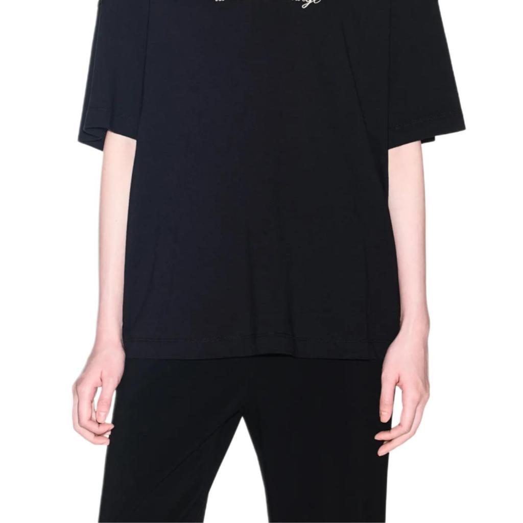 Armani Exchange Round Neck Short Sleeve Loose Pullover T-Shirt Women tops XW002766-AF10356-UC001