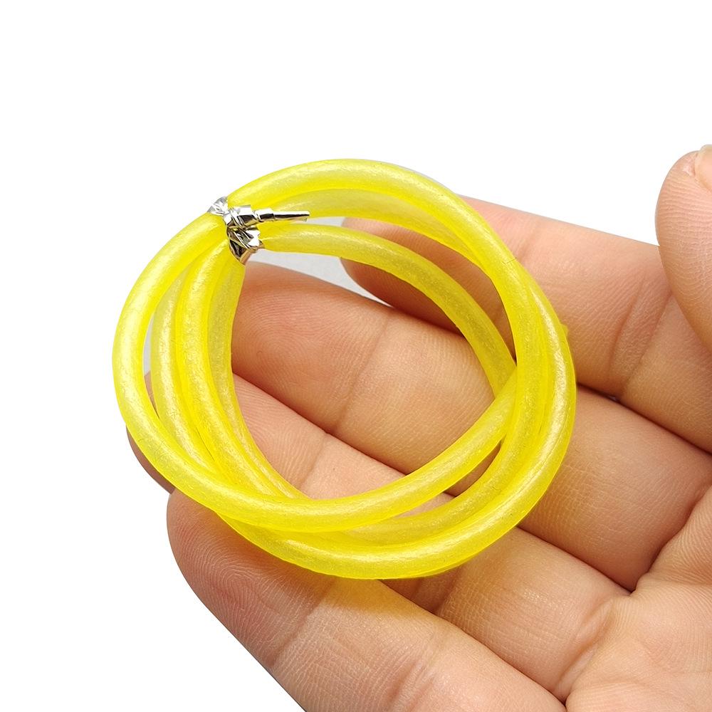 Egret Fly Luminous Silicone Anti-Bite Fishing Tube, 3/4/5mm Thick, Attracts Fish for Sea & Boat Fishing