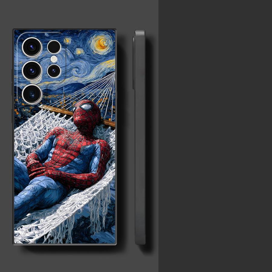 Funda Phone Cover Case for Samsung Galaxy S26 S10 S9 S25 Ultra S20 Note 20 Ultra 8 9 10 S23 S21 FE S24 Plus Marvel Spider Man