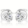 A Pair of Earrings and High-end Luxury Synthetic Zircon Earrings