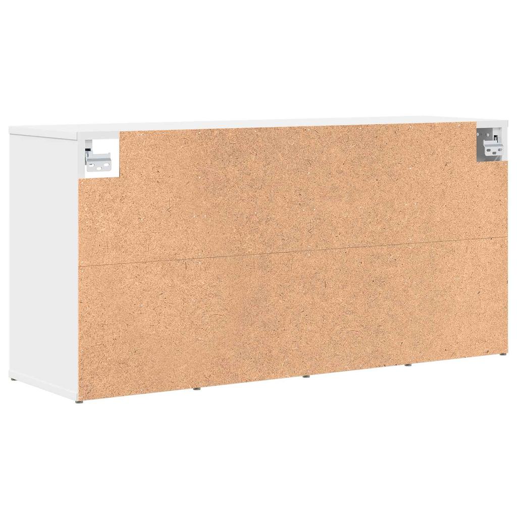 Shoe Cabinet with Shelf White 103 x 30 x 51 cm Engineered Wood