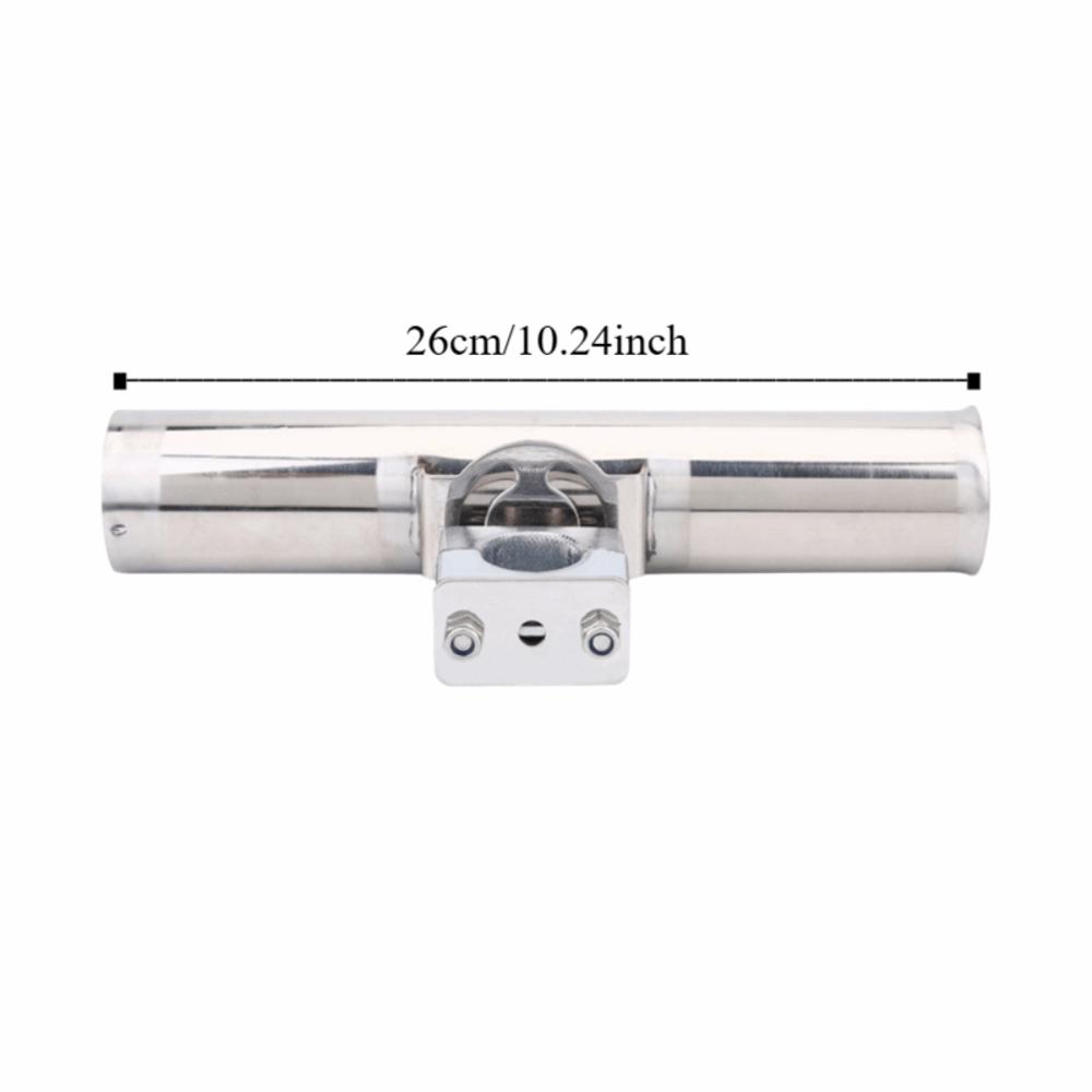 Silver Boat Fishing Rod Holder Adjustable Rod Support Stand Durable Fishing Rod Holder  Marine