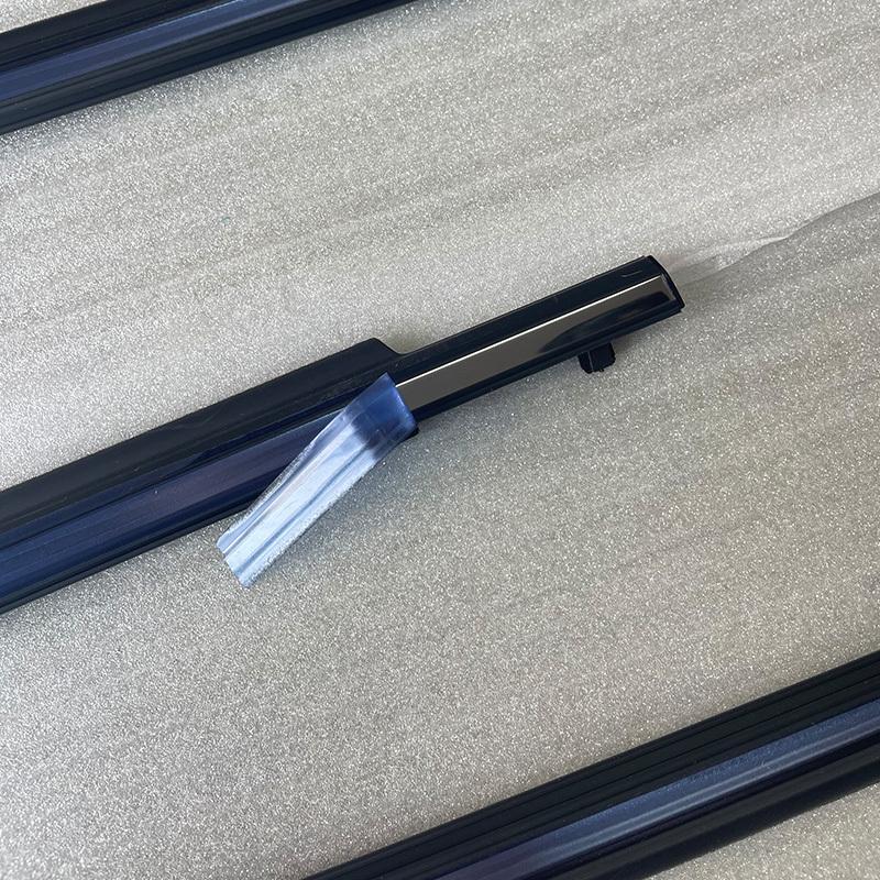 Chrome/Black 4Pcs Window Rubber Trim For Toyota Corolla 2008-2013 Weatherstrip Seal Strips Door Moulding Trim Glass 7573012300