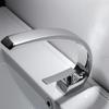 Gold Waterfall Basin Faucet Brass Bathroom Mixer Tap Hot Cold Deck Mounted Vessel Sink Faucet