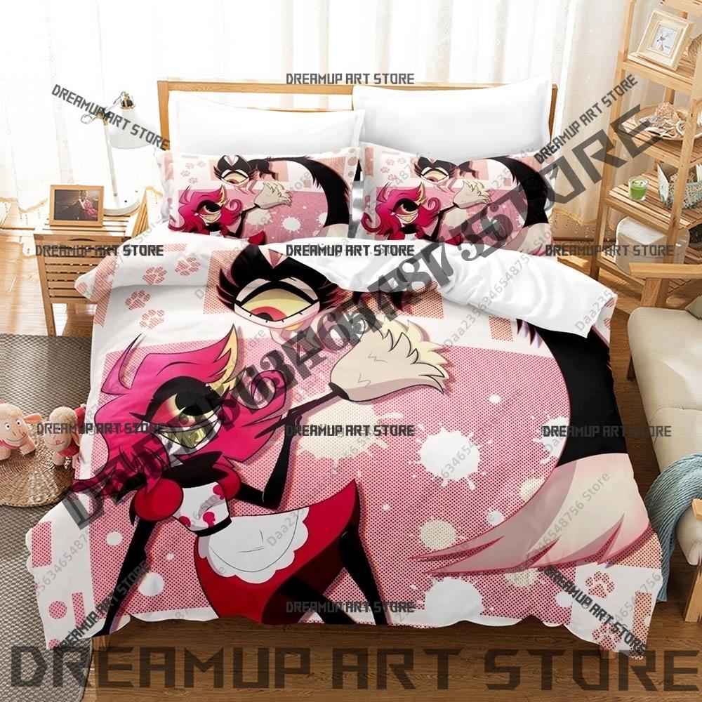 3D Printed Hazbinel The Vees Bedding Set for Boys Girls Duvet Cover Pillowcase Twin Queen King Full Single Double Sizes