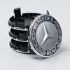 4 PCS 75MM Integrated Black or Silver Star Mercedes Benz Amg C177 W218 GLE E-Class W253 Wheel Rims Center Hub Caps Car Ornaments