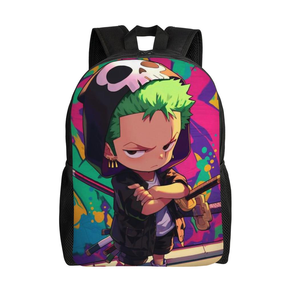 Back To School Season Snack Storage Luffy (31) Bookbag One Piece Couple Backpack
